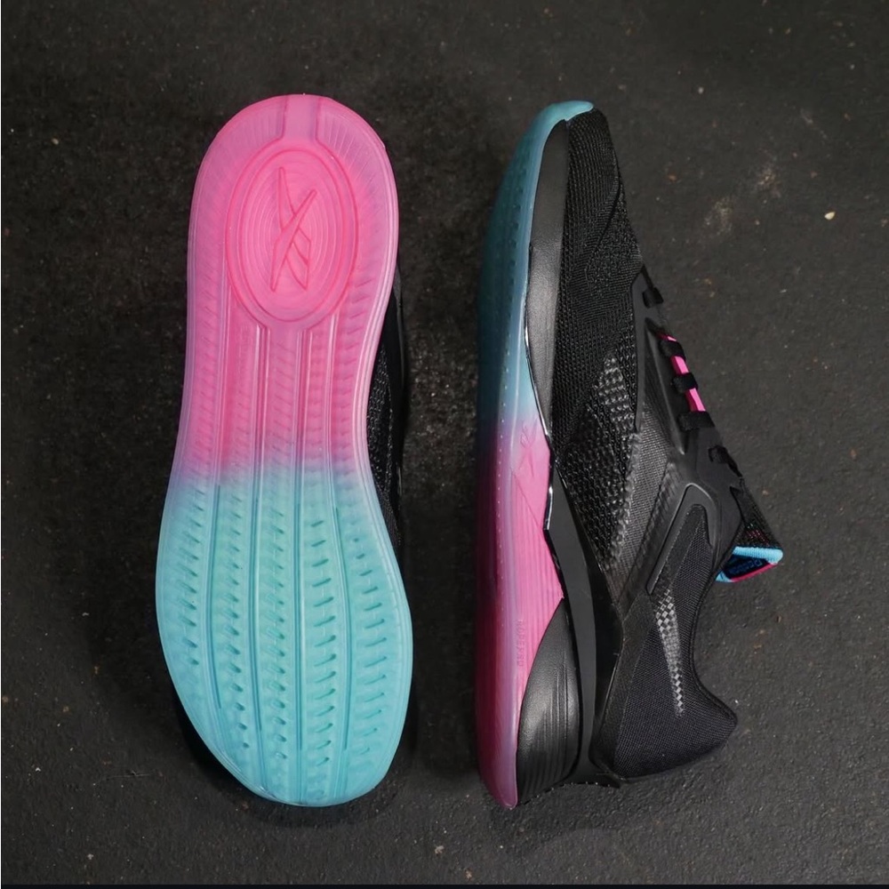 Reebok Nano x4 miami black pink blue size 7 men’s / size 8.5 women’s